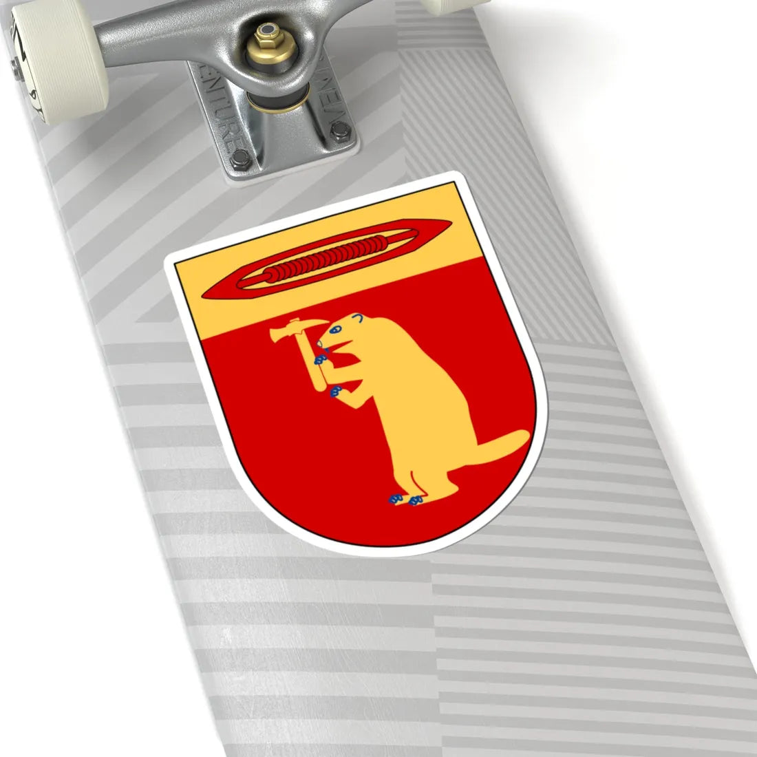 Bjursås vapen (Sweden) (Coat of Arms) STICKER Vinyl Kiss-Cut Decal - The Sticker Space