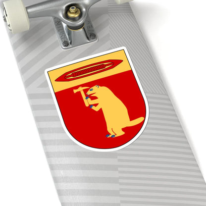 Bjursås vapen (Sweden) (Coat of Arms) STICKER Vinyl Kiss-Cut Decal - The Sticker Space