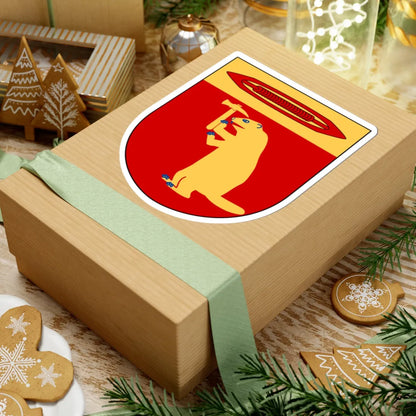 Bjursås vapen (Sweden) (Coat of Arms) STICKER Vinyl Kiss-Cut Decal - The Sticker Space