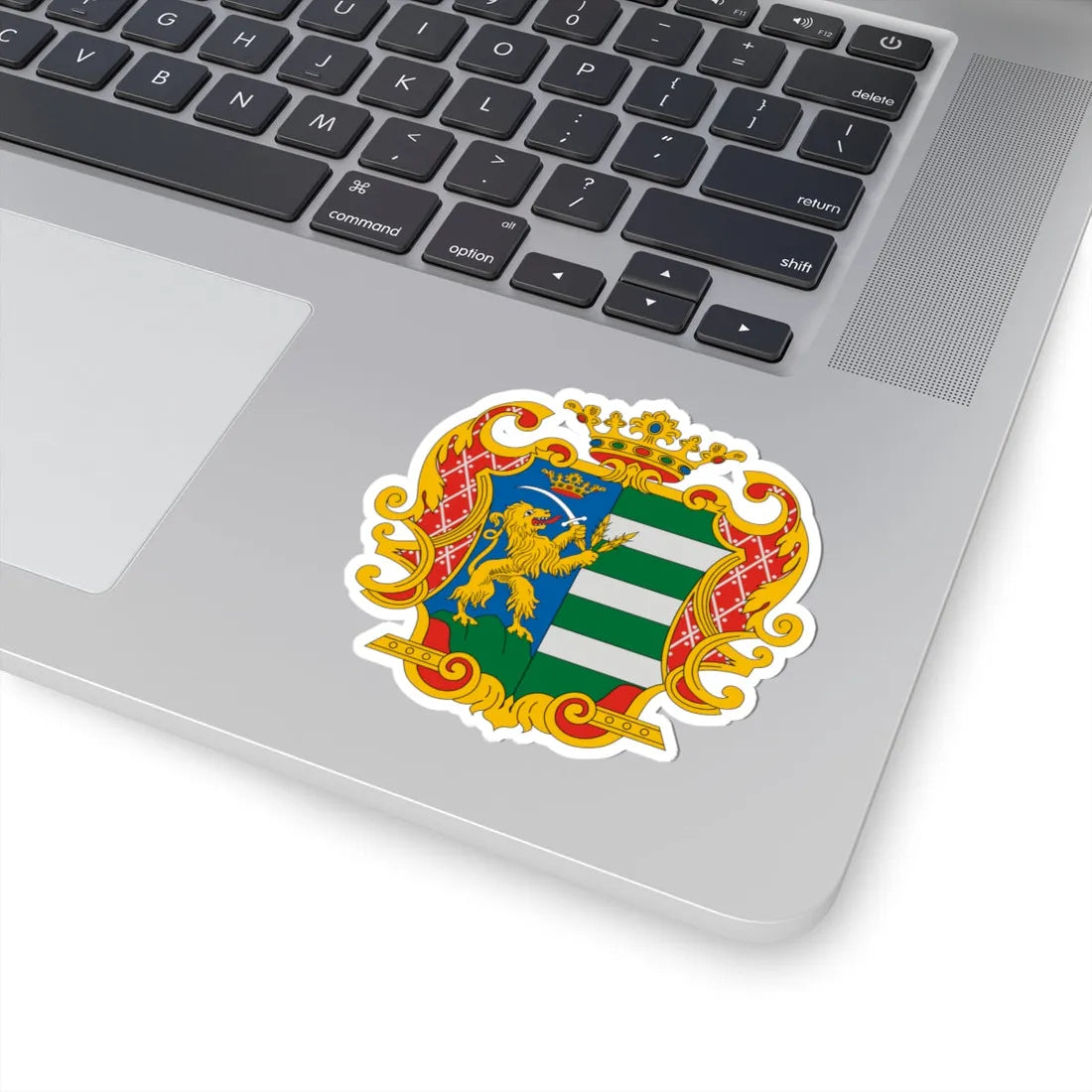 Békés departemento blazono (Hungary) (Coat of Arms) STICKER Vinyl Kiss-Cut Decal - The Sticker Space