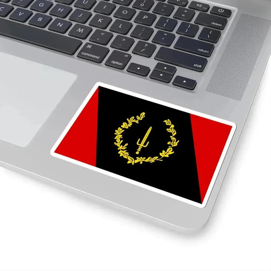 Black American Heritage flag (United States) STICKER Vinyl Kiss-Cut Decal - The Sticker Space