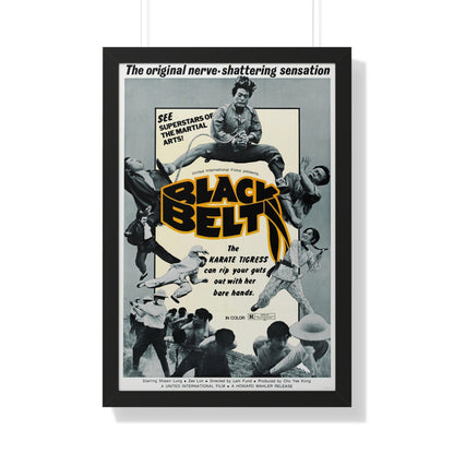 BLACK BELT 1973 - Framed Movie Poster-20" x 30"-The Sticker Space