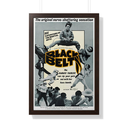 BLACK BELT 1973 - Framed Movie Poster-20" x 30"-The Sticker Space