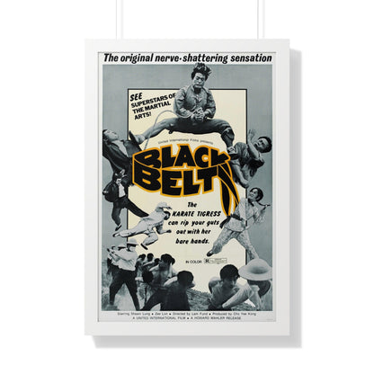 BLACK BELT 1973 - Framed Movie Poster-20" x 30"-The Sticker Space