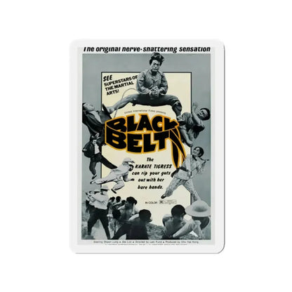 BLACK BELT 1973 Movie Poster - Refrigerator Magnet 2 Inch - The Sticker Space
