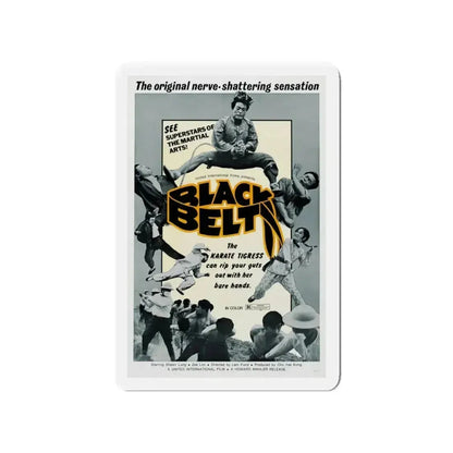 BLACK BELT 1973 Movie Poster - Refrigerator Magnet - The Sticker Space
