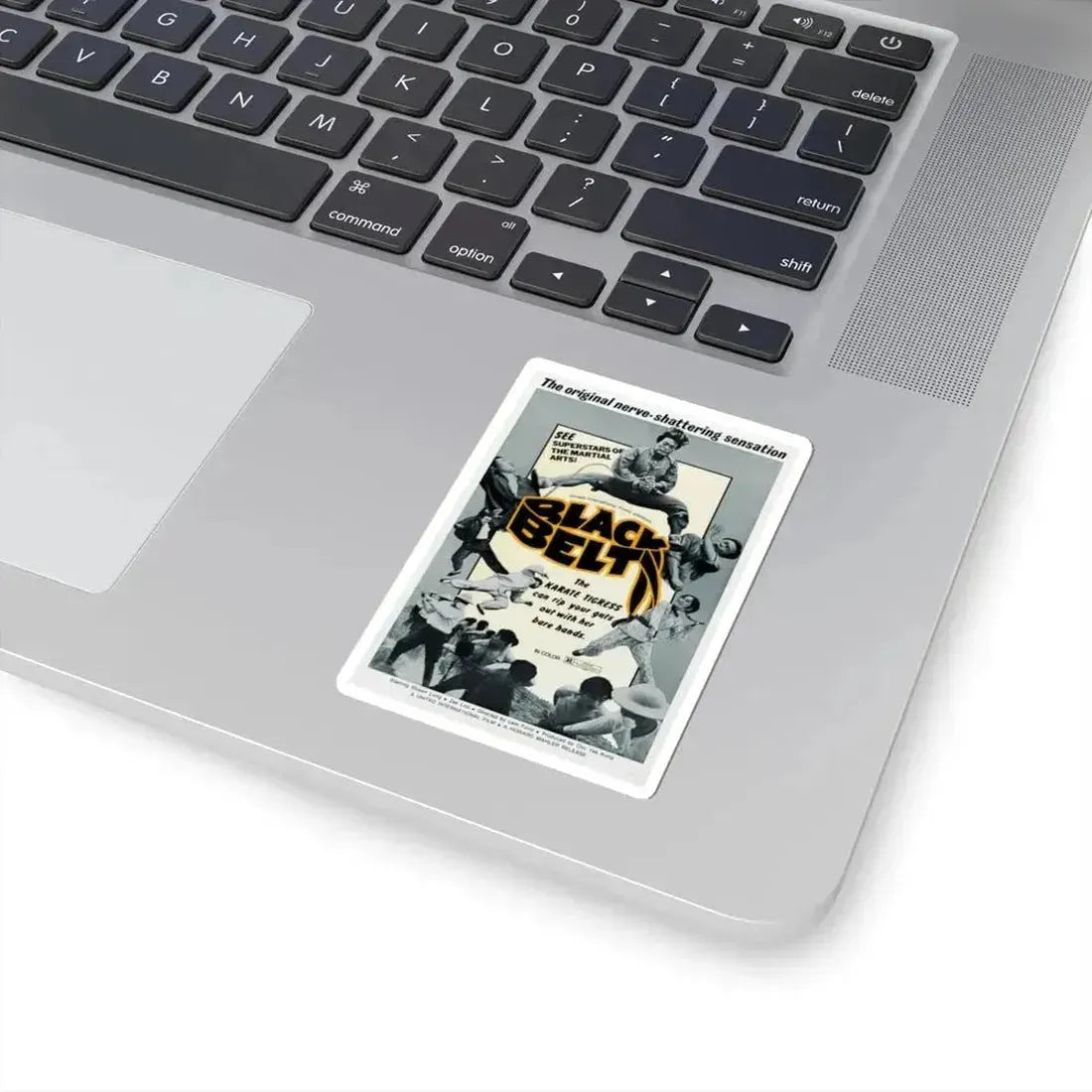 BLACK BELT 1973 Movie Poster - STICKER Vinyl Kiss-Cut Decal - The Sticker Space