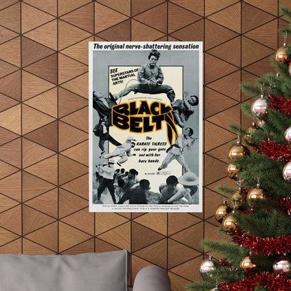 BLACK BELT 1973 - Paper Movie Poster-The Sticker Space