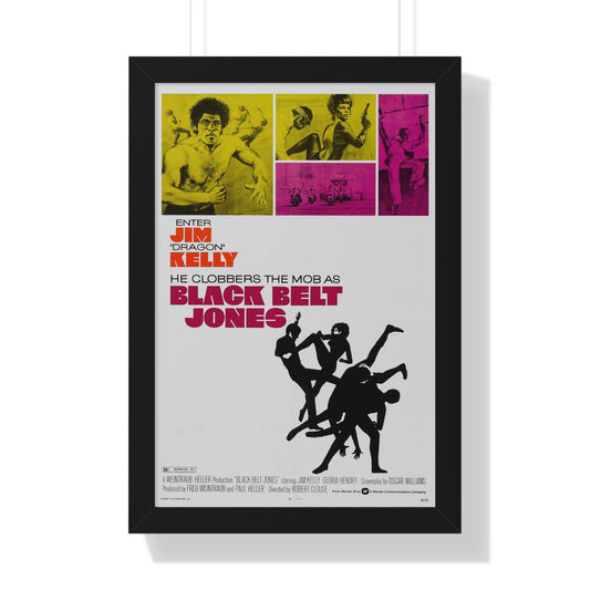 BLACK BELT JONES 1974 - Framed Movie Poster-16″ x 24″-The Sticker Space