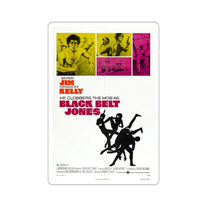 Black Belt Jones 1974 Movie Poster STICKER Vinyl Die-Cut Decal-5 Inch-The Sticker Space