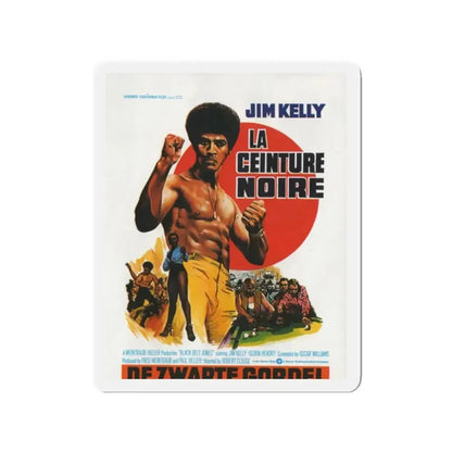 BLACK BELT JONES (BELGIAN) 1974 Movie Poster - Refrigerator Magnet - The Sticker Space