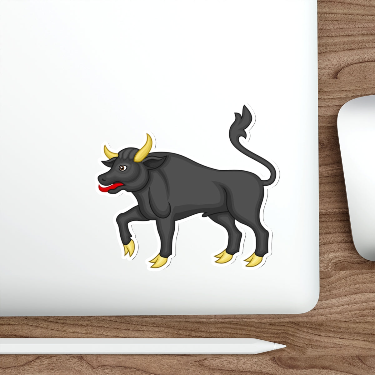 Black Bull of Clarence Badge of Edward IV STICKER Vinyl Die-Cut Decal-The Sticker Space