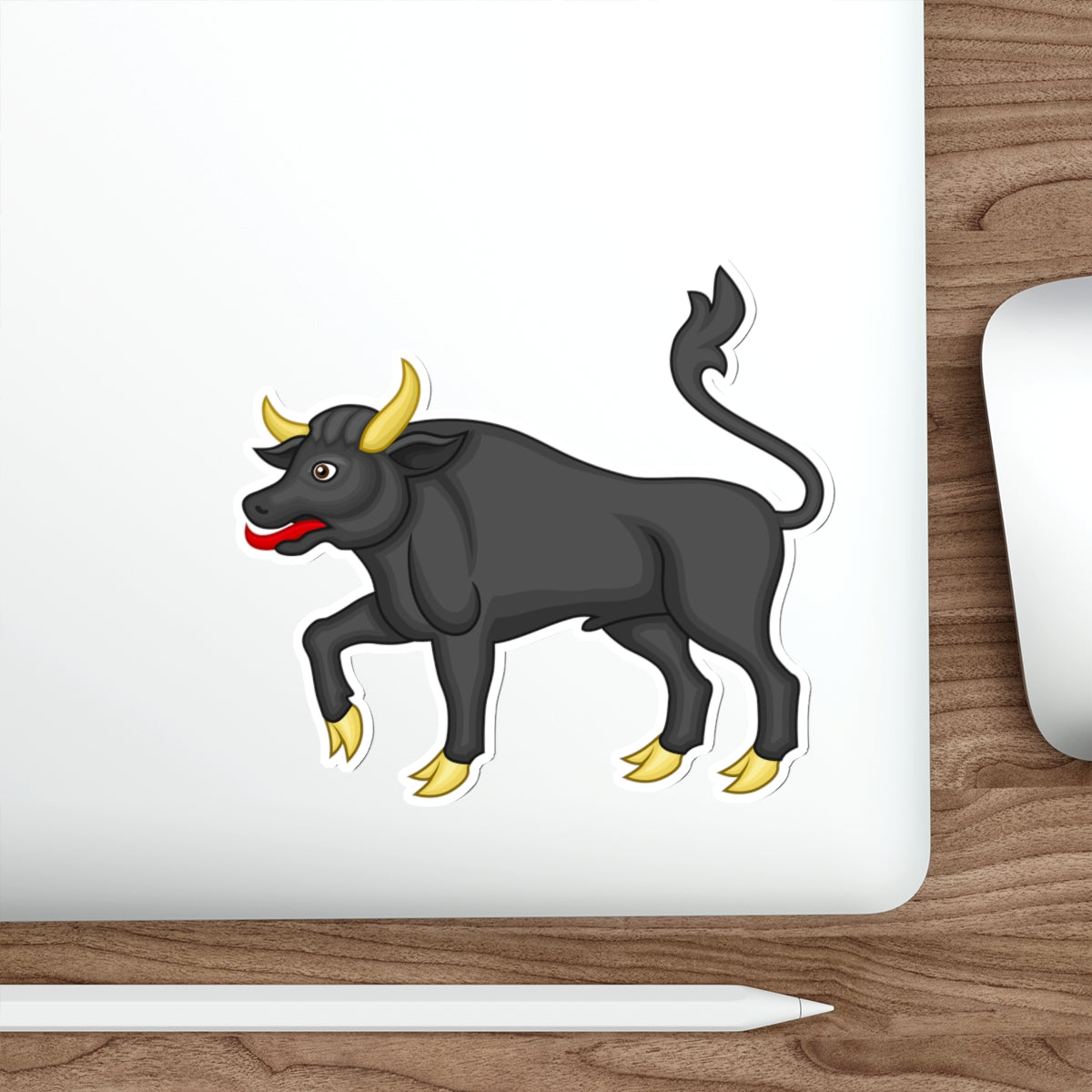 Black Bull of Clarence Badge of Edward IV STICKER Vinyl Die-Cut Decal-The Sticker Space