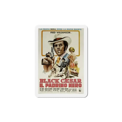 Black Caesar 1973 2 Movie Poster Refrigerator Magnet 5 Inch - The Sticker Space