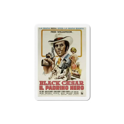 Black Caesar 1973 2 Movie Poster Refrigerator Magnet - The Sticker Space