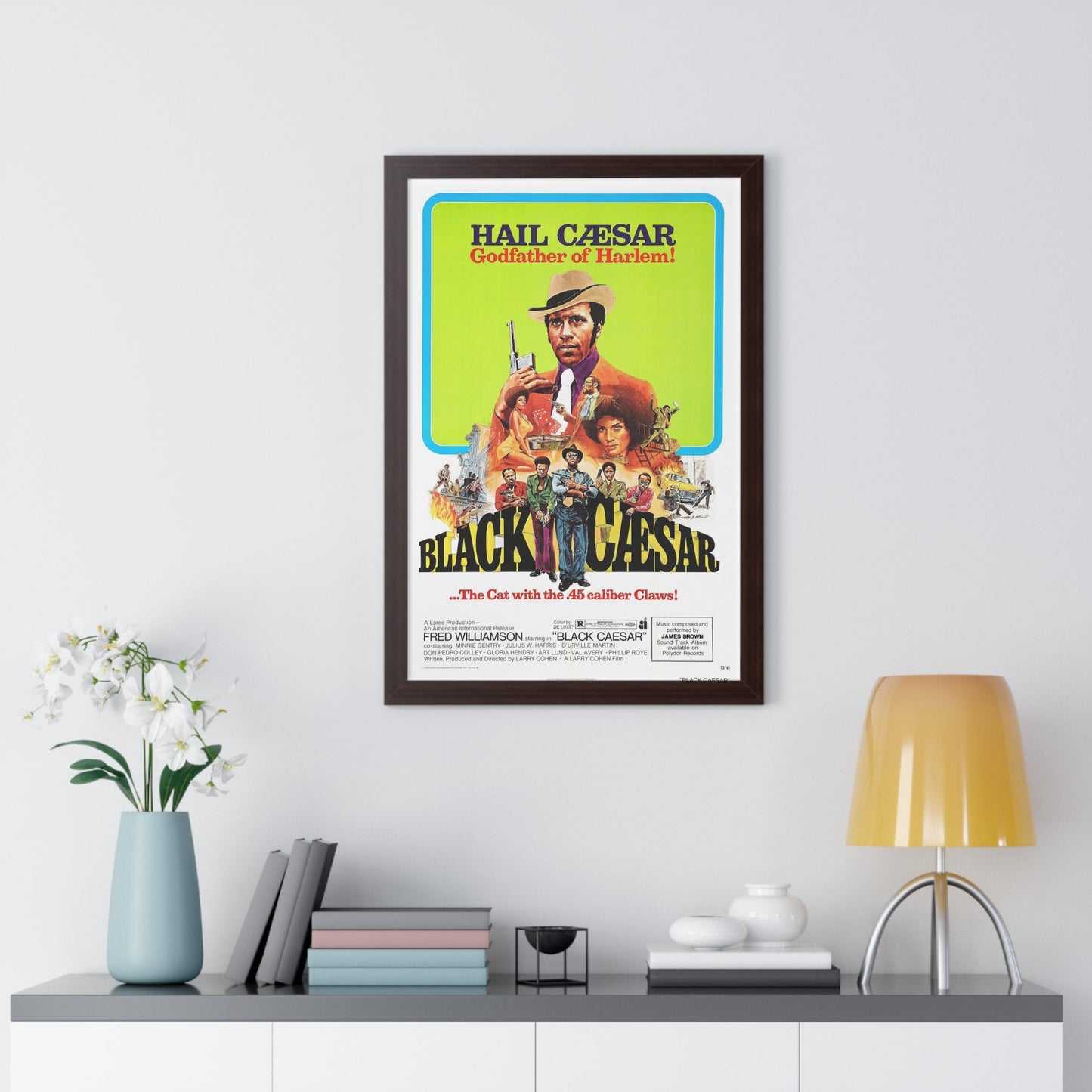 BLACK CAESAR 1973 - Framed Movie Poster-The Sticker Space