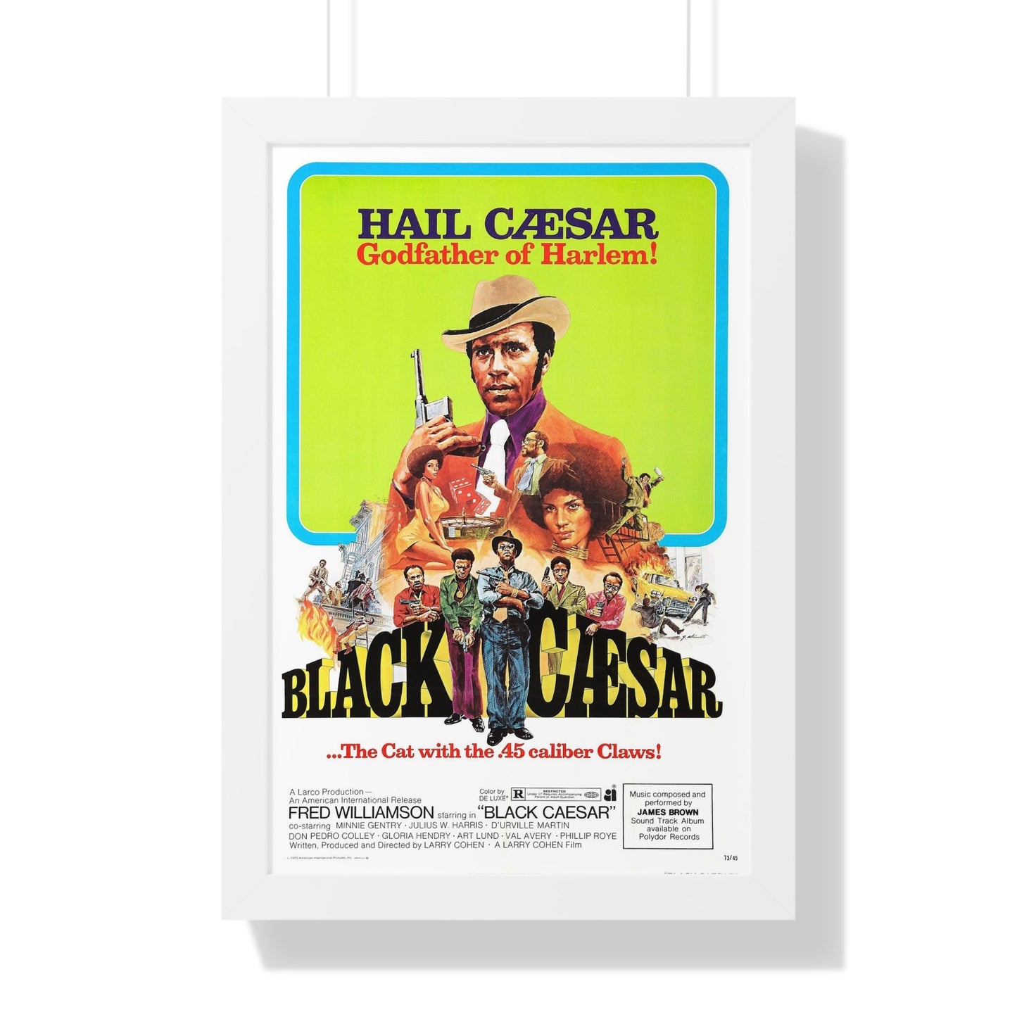 BLACK CAESAR 1973 - Framed Movie Poster-16″ x 24″-The Sticker Space