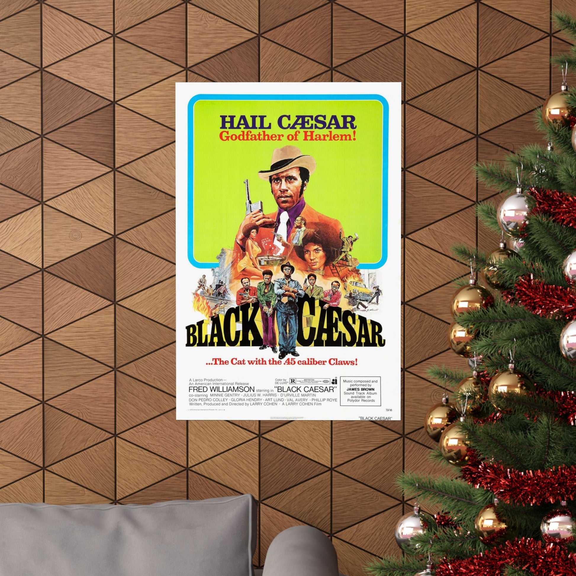 BLACK CAESAR 1973 - Paper Movie Poster-The Sticker Space