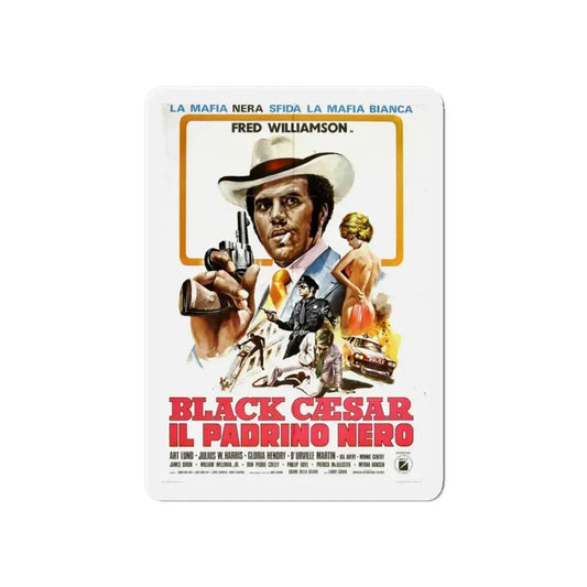 BLACK CAESAR (2) 1973 Movie Poster - Refrigerator Magnet 6 Inch - The Sticker Space