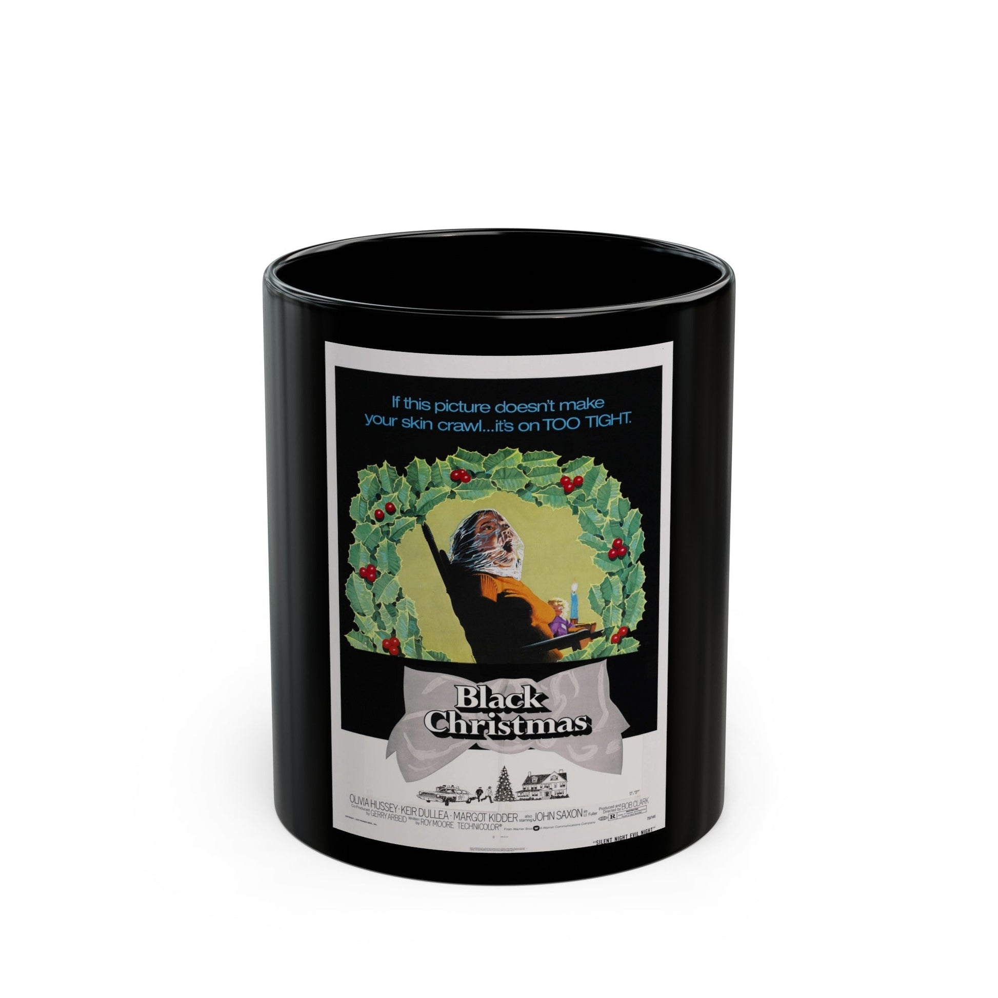 BLACK CHRISTMAS 1974 Movie Poster - Black Coffee Mug-11oz-The Sticker Space