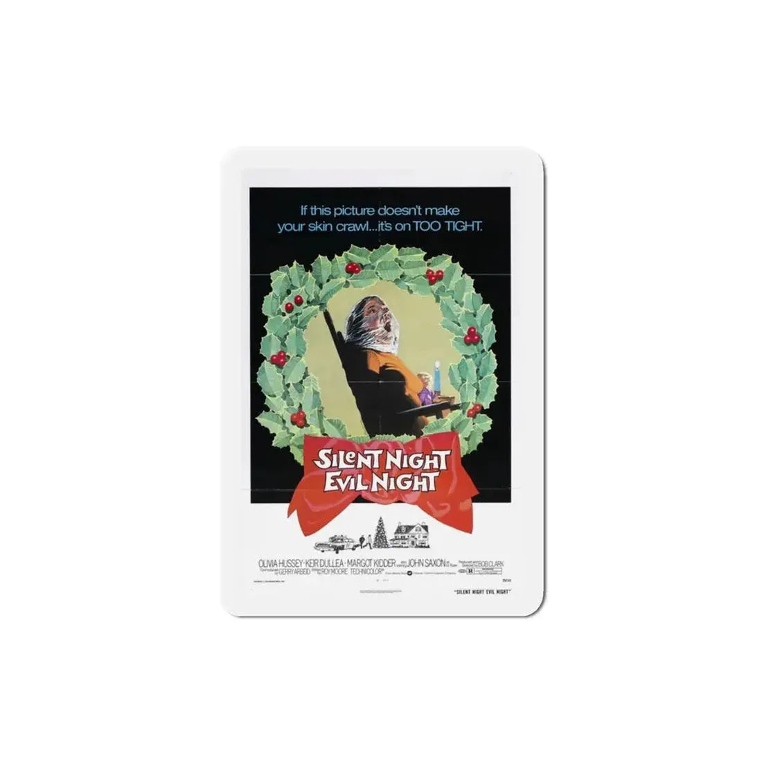 Black Christmas 1974 Movie Poster Refrigerator Magnet - The Sticker Space