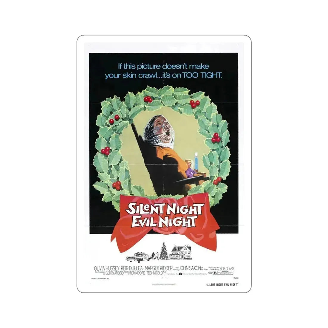 Black Christmas 1974 Movie Poster STICKER Vinyl Die-Cut Decal - The Sticker Space