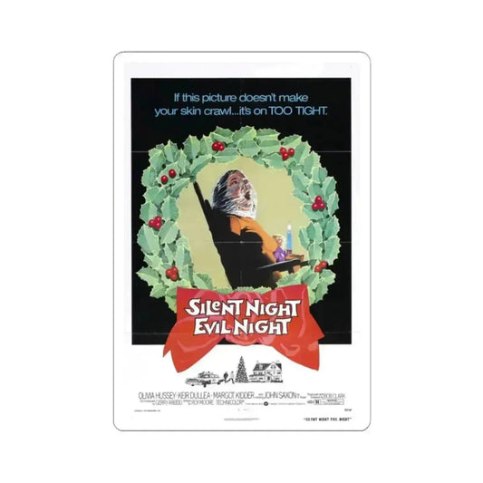 Black Christmas 1974 Movie Poster - STICKER Vinyl Kiss-Cut Decal 2 Inch White - The Sticker Space