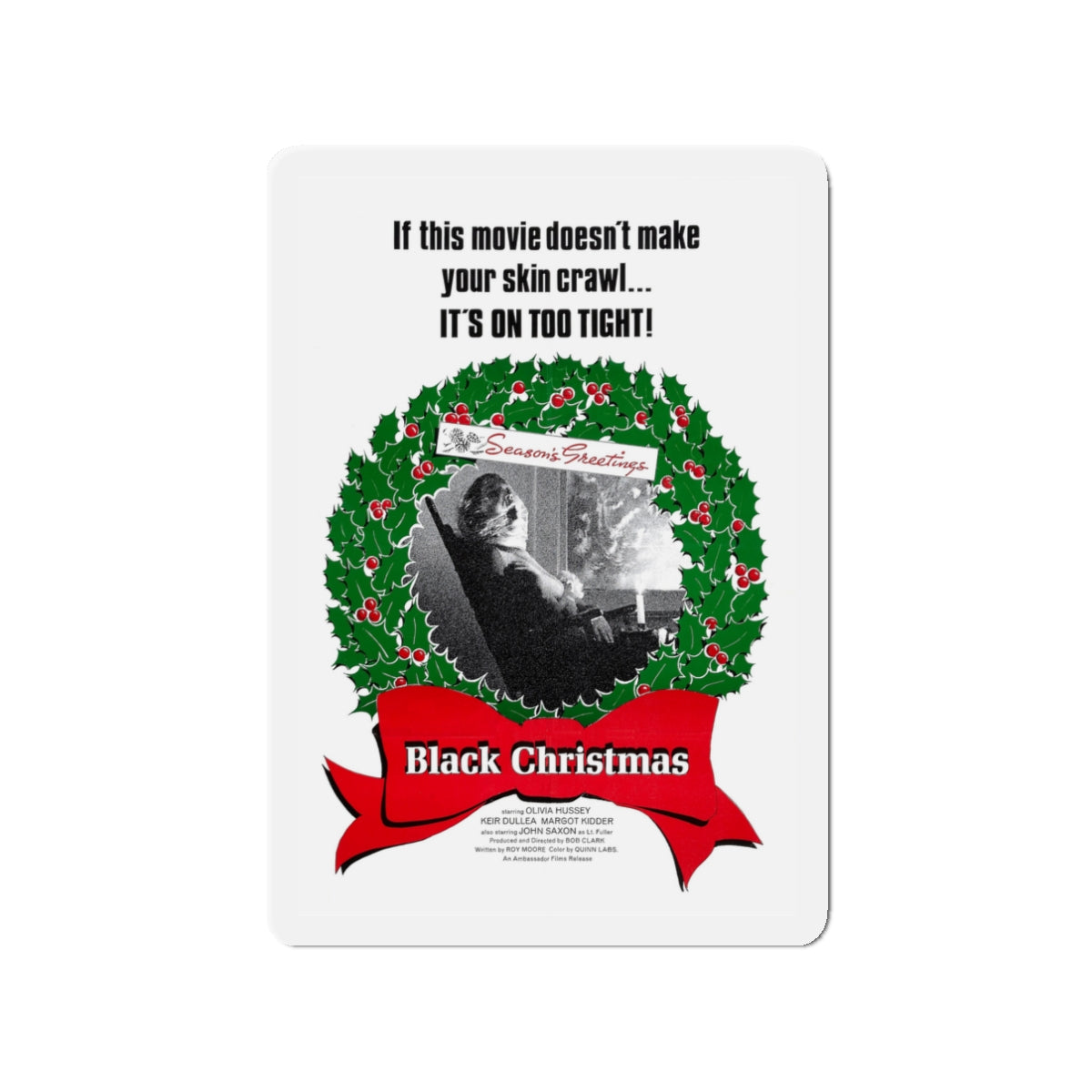 BLACK CHRISTMAS (2) 1974 Movie Poster - Die-Cut Magnet-3" x 3"-The Sticker Space