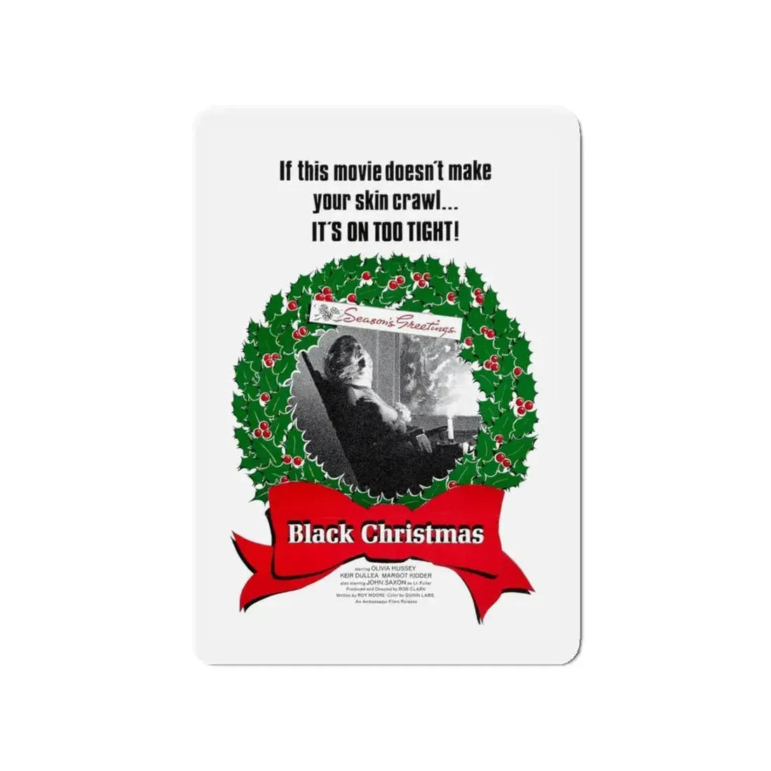 BLACK CHRISTMAS (2) 1974 Movie Poster - Refrigerator Magnet 4 Inch - The Sticker Space
