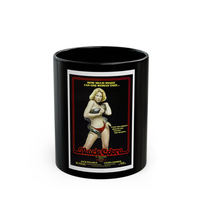 BLACK COBRA 1976 Movie Poster - Black Coffee Mug-11oz-The Sticker Space