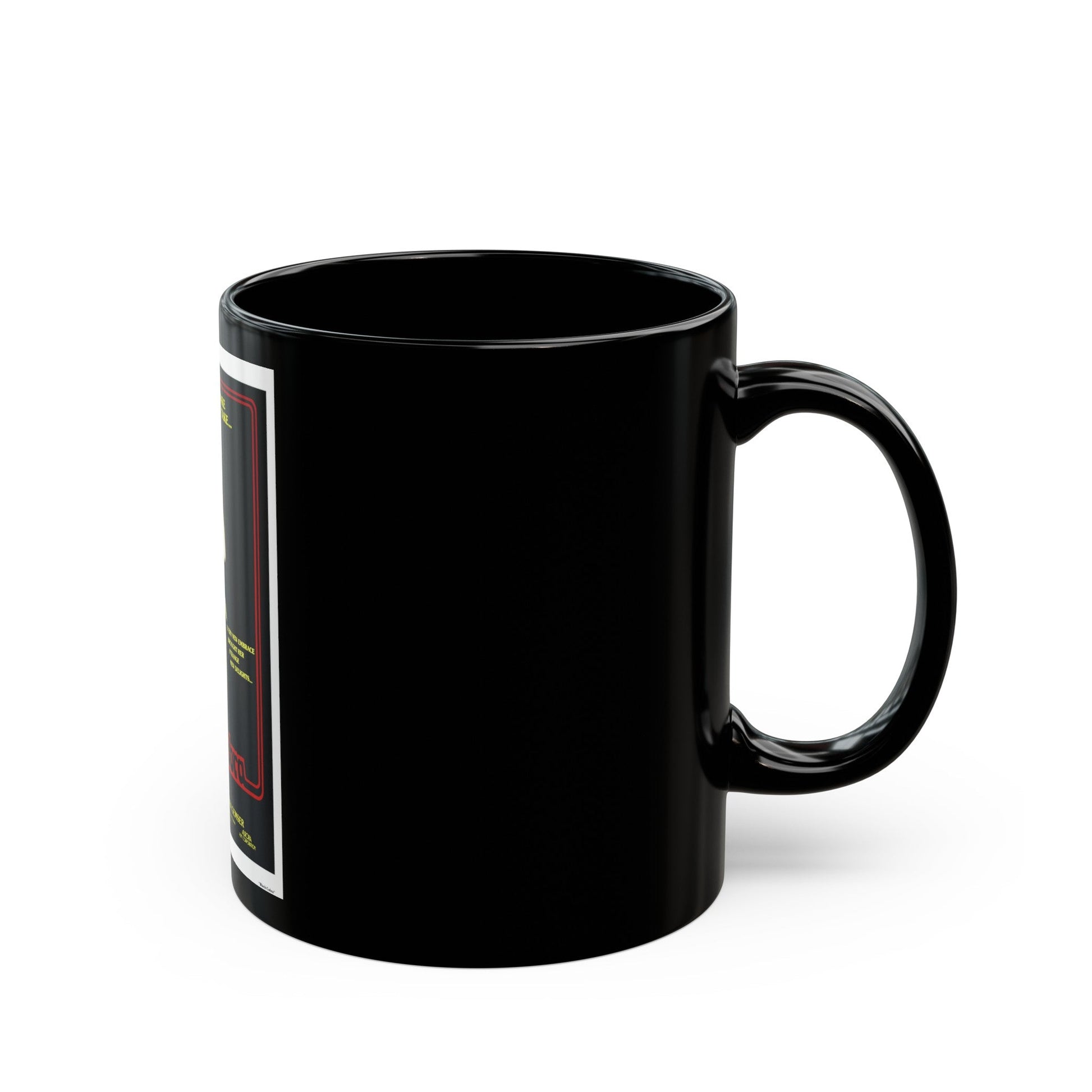 BLACK COBRA 1976 Movie Poster - Black Coffee Mug-The Sticker Space