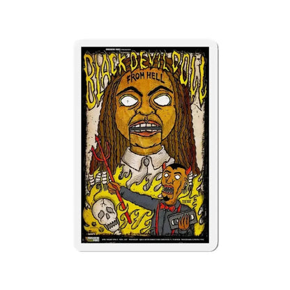 BLACK DEVIL DOLL FROM HELL (RERELEASE) 1984 Movie Poster - Refrigerator Magnet - The Sticker Space