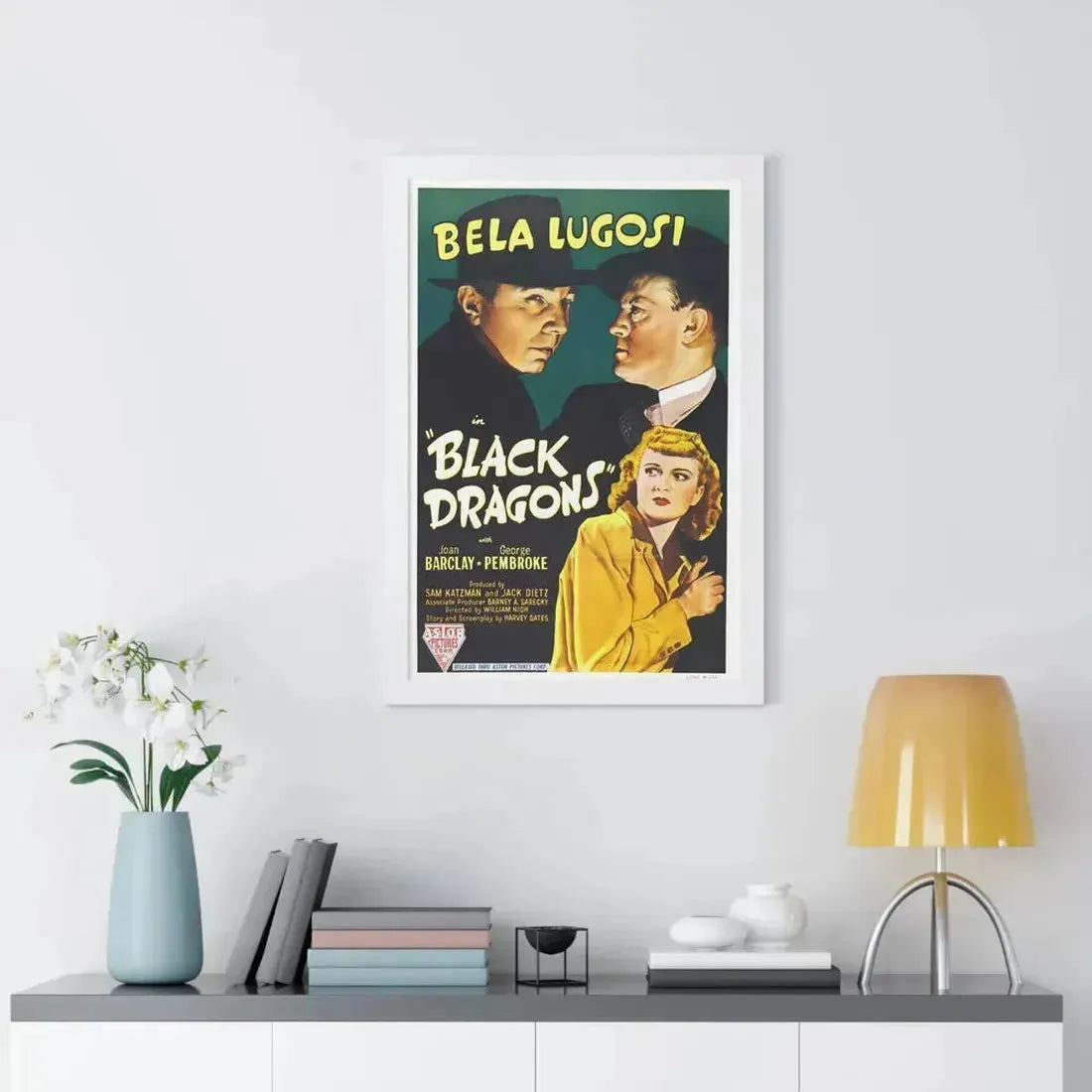 BLACK DRAGONS 1942 - Framed Movie Poster - The Sticker Space