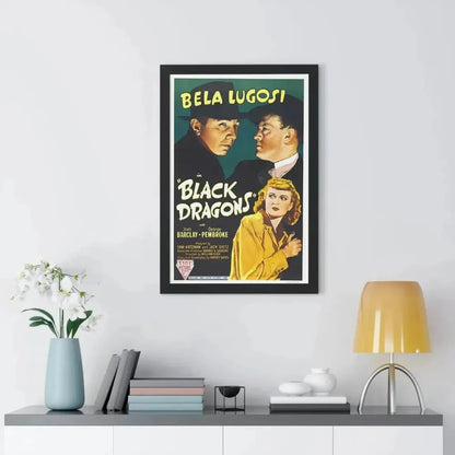 BLACK DRAGONS 1942 - Framed Movie Poster - The Sticker Space