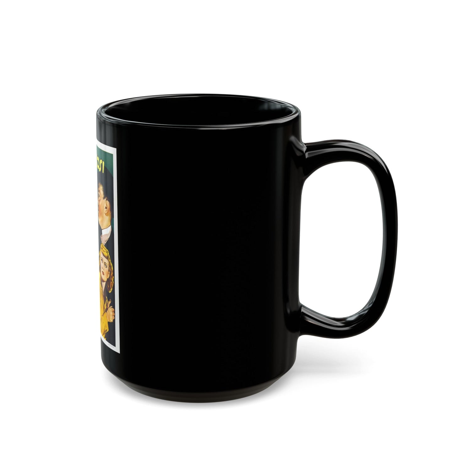 BLACK DRAGONS 1942 Movie Poster - Black Coffee Mug-The Sticker Space