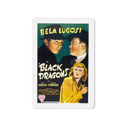 BLACK DRAGONS 1942 Movie Poster - Die-Cut Magnet-4" x 4"-The Sticker Space