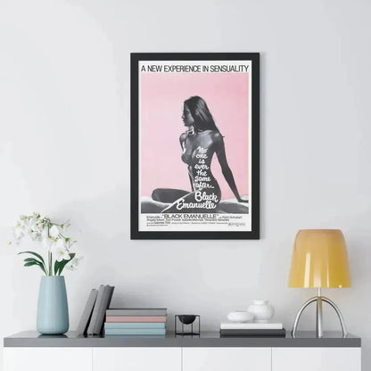 BLACK EMANUELLE 1975 - Framed Movie Poster - The Sticker Space