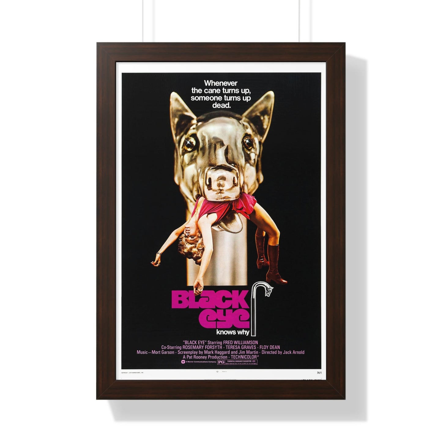 BLACK EYE 1974 - Framed Movie Poster-16″ x 24″-The Sticker Space