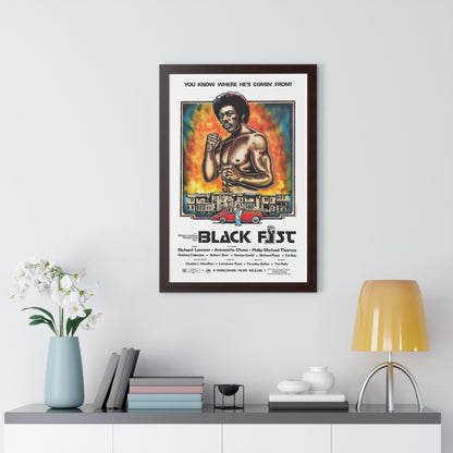 BLACK FIST 1975 - Framed Movie Poster-The Sticker Space