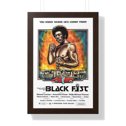 BLACK FIST 1975 - Framed Movie Poster-16″ x 24″-The Sticker Space