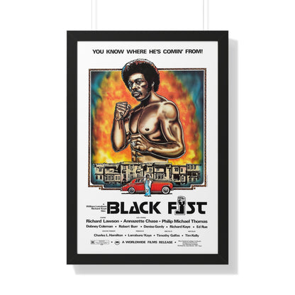 BLACK FIST 1975 - Framed Movie Poster-20" x 30"-The Sticker Space