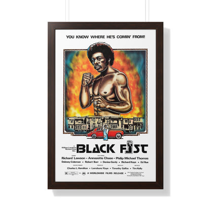 BLACK FIST 1975 - Framed Movie Poster-20" x 30"-The Sticker Space