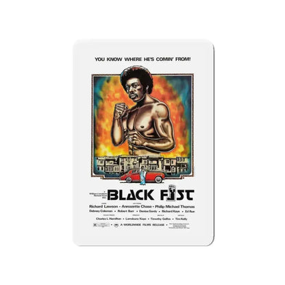 BLACK FIST 1975 Movie Poster - Refrigerator Magnet - The Sticker Space