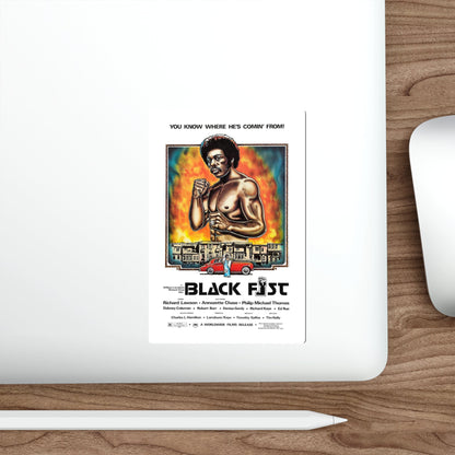 BLACK FIST 1975 Movie Poster STICKER Vinyl Die-Cut Decal-The Sticker Space