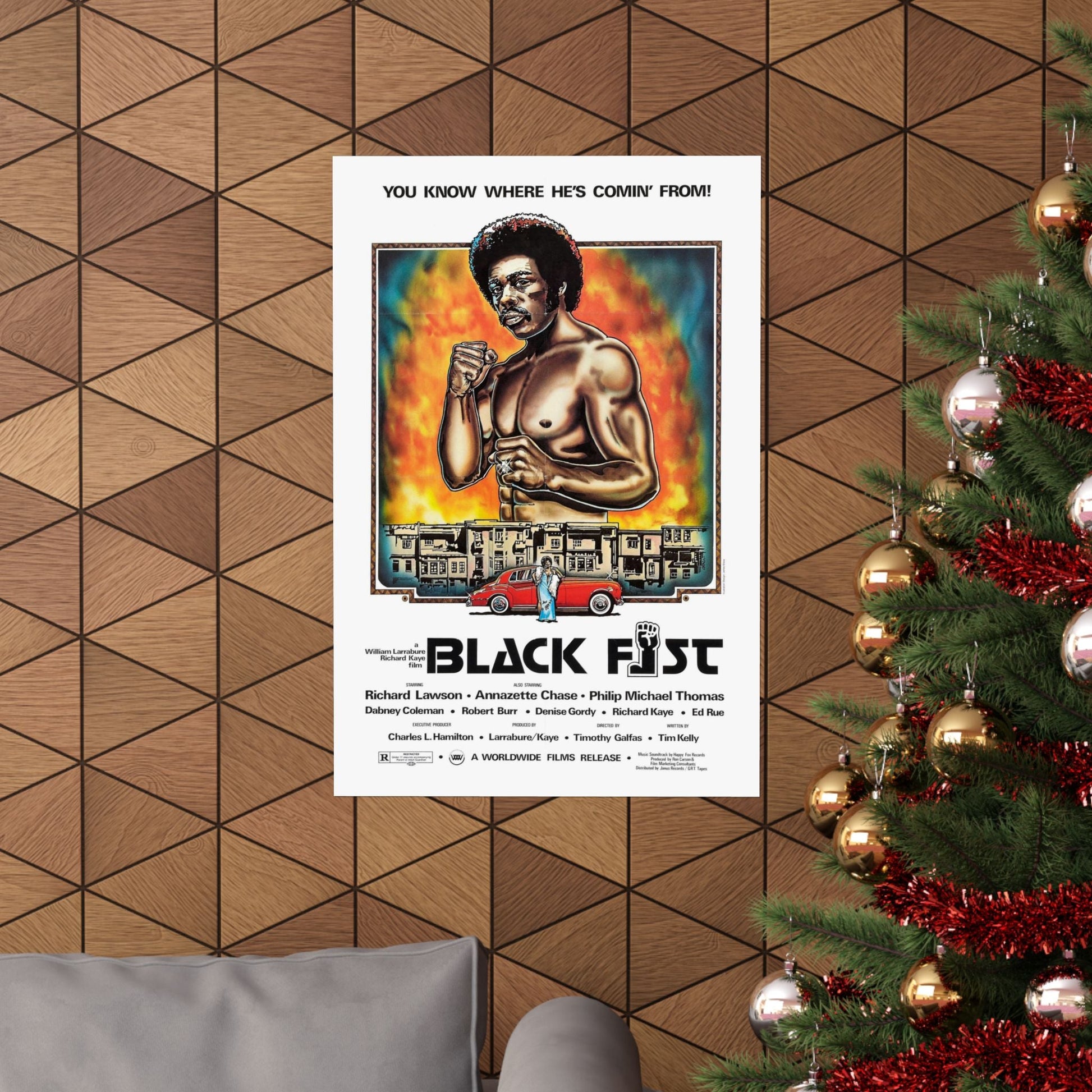 BLACK FIST 1975 - Paper Movie Poster-The Sticker Space