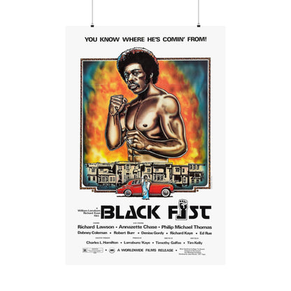 BLACK FIST 1975 - Paper Movie Poster-36" x 54"-The Sticker Space