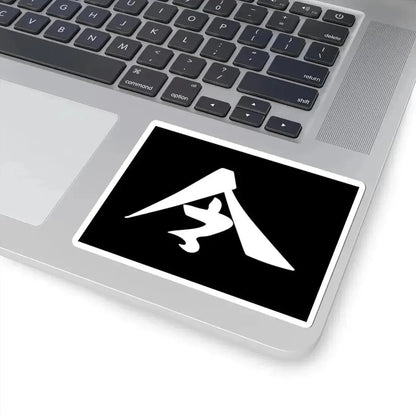 Black Flag Army Flag (China) STICKER Vinyl Kiss-Cut Decal - The Sticker Space