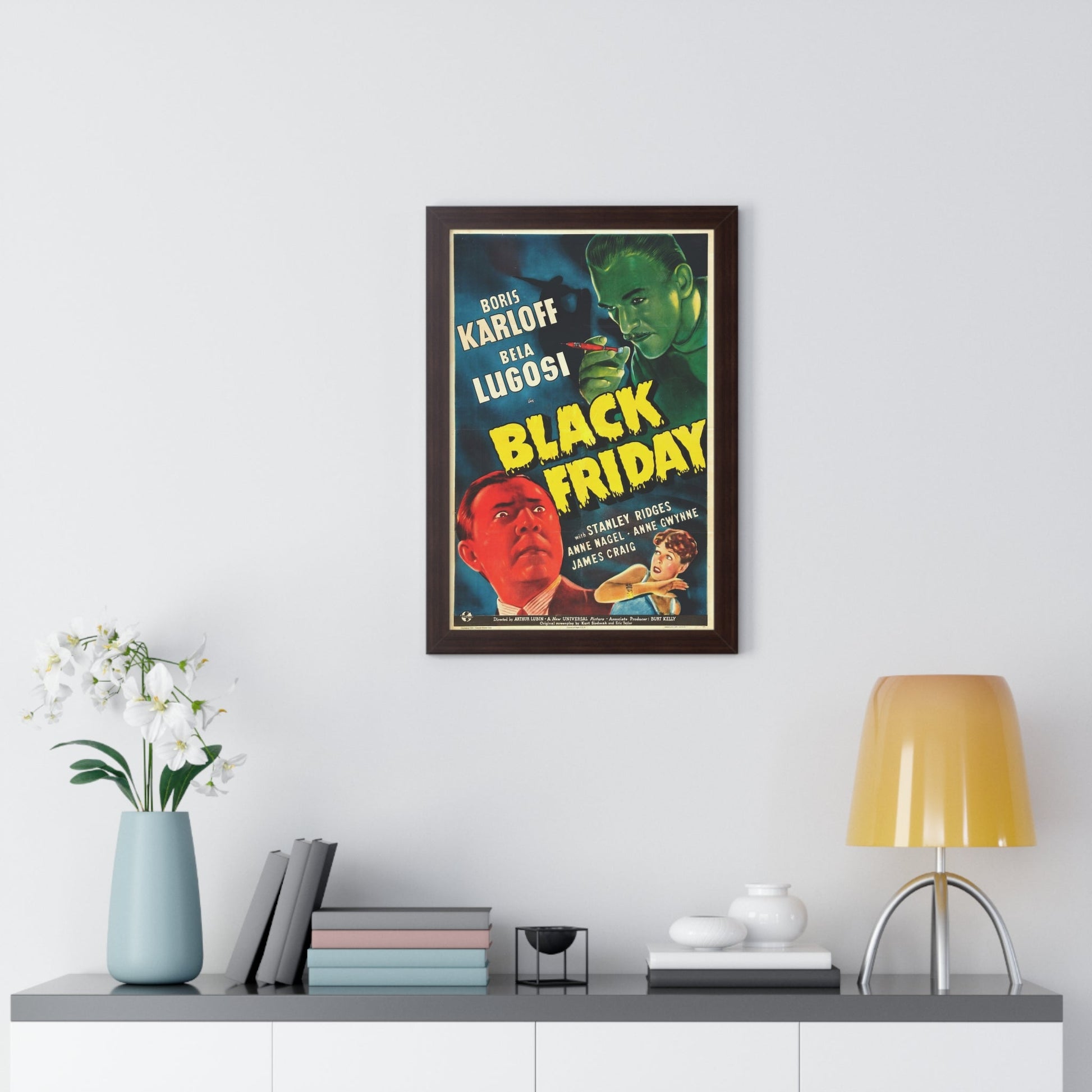 BLACK FRIDAY 1940 - Framed Movie Poster-The Sticker Space