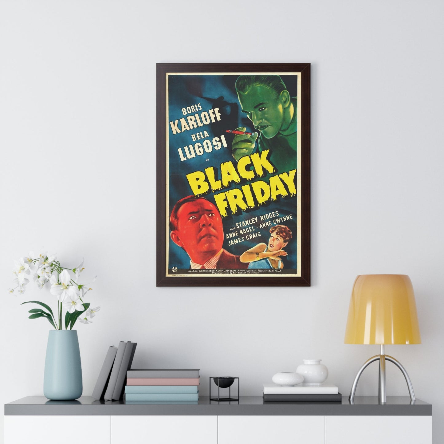 BLACK FRIDAY 1940 - Framed Movie Poster-The Sticker Space