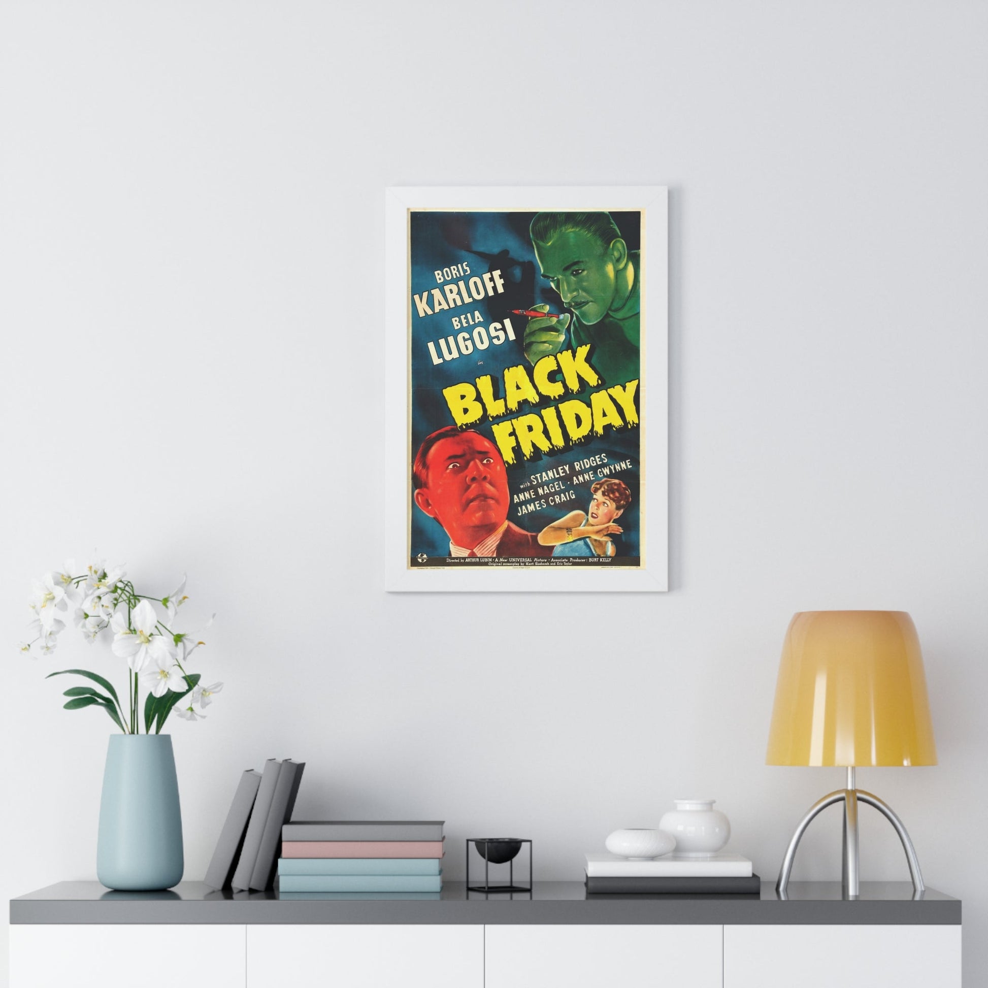 BLACK FRIDAY 1940 - Framed Movie Poster-The Sticker Space